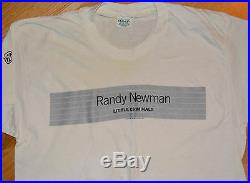 RaRe 1977 RANDY NEWMAN vtg concert tour t-shirt (M/L) 70s Warner Bros Records