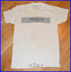 RaRe 1977 RANDY NEWMAN vtg concert tour t-shirt (M/L) 70s Warner Bros Records