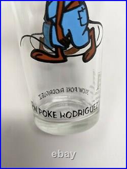 Rare 1973 Slow Poke Rodriguez Warner Bros Collector Series Pepsi Glass cup