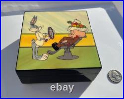 Rare 1992 Warner Bros Inc. Bugs Bunny and Elmer Fudd, Music Jewlery Box, Video Rare 1992 Warner Bros Inc. Bugs Bunny and Elmer Fudd, Music Jewlery Box, Video