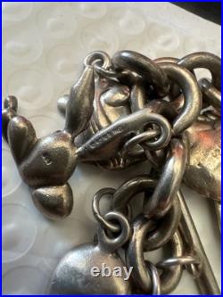 Rare 1992 Warner Bros Solid Sterling Charm Bracelet Ltd Ed Looney Tunes