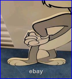 Rare 1994 Bigs Bunny Laminated Wall Art Decor Warner Brothers Studio Store 31