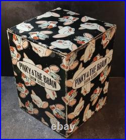 Rare 1995 Pinky And The Brain Snow Globe withBox. World Domination Shall Be Mine