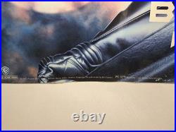 Rare 1995 Warner Bros Batman Forever Val Kilmer Walmart Promotinal Poster 29x18