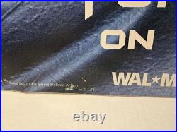 Rare 1995 Warner Bros Batman Forever Val Kilmer Walmart Promotinal Poster 29x18