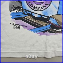 Rare 1995 Warner Bros. Loony Toons Taz Mine Vintage T Shirt AOP Full Print SizeXL Rare 1995 Warner Bros. Loony Toons Taz Mine Vintage T Shirt AOP Full Print SizeXL