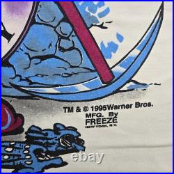 Rare 1995 Warner Bros. Loony Toons Taz Mine Vintage T Shirt AOP Full Print SizeXL Rare 1995 Warner Bros. Loony Toons Taz Mine Vintage T Shirt AOP Full Print SizeXL