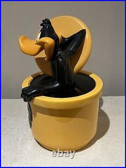 Rare 1996 Daffy Duck Hey Who Ate All The Cookies Looney Tunes Cookie Jar