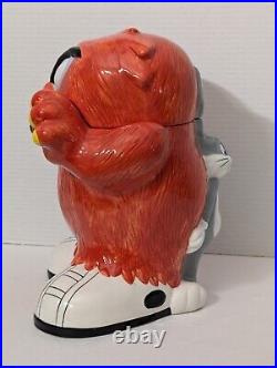 Rare 1996 TM Warner Bros Gossamer Bugs Bunny Looney Toons Tunes Cookie Jar