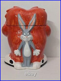 Rare 1996 TM Warner Bros Gossamer Bugs Bunny Looney Toons Tunes Cookie Jar