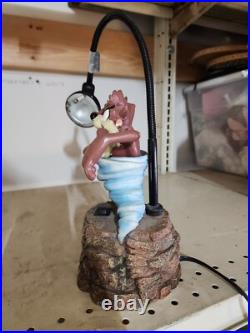 Rare 1996 Warner Bros Looney Tunes Taz the Tasmanian Devil Tornado Desk Lamp