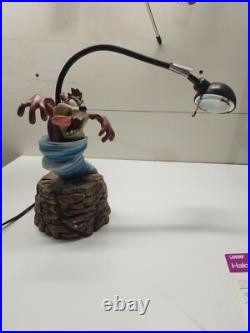 Rare 1996 Warner Bros Looney Tunes Taz the Tasmanian Devil Tornado Desk Lamp