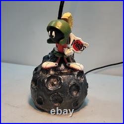 Rare 1997 Marvin the Martian Desk Lamp Gooseneck Adjustable Light Warner Bros