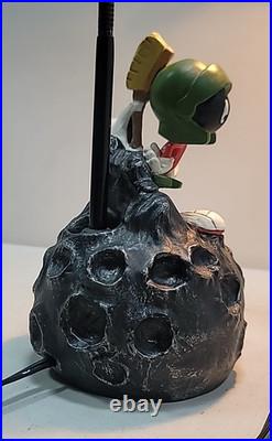 Rare 1997 Marvin the Martian Desk Lamp Gooseneck Adjustable Light Warner Bros