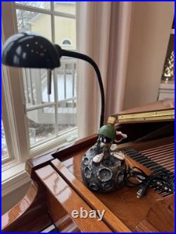 Rare 1997 Warner Bro Marvin The Martian Gooseneck Adjustable Desk Lamp Light