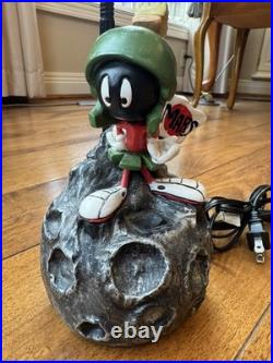 Rare 1997 Warner Bro Marvin The Martian Gooseneck Adjustable Desk Lamp Light
