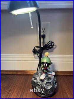 Rare 1997 Warner Bro Marvin The Martian Gooseneck Adjustable Desk Lamp Light Rare 1997 Warner Bro Marvin The Martian Gooseneck Adjustable Desk Lamp Light