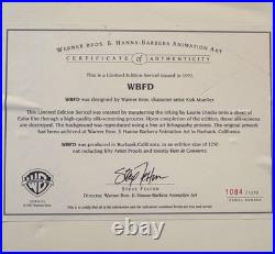 Rare 1997 Warner Bros. Wbfd Limited Edition Sericel