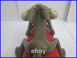 Rare! 2000 Warner Bros. Looney Tunes WILE E COYOTE ON ROCKET Big Figure Statue