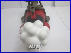 Rare! 2000 Warner Bros. Looney Tunes WILE E COYOTE ON ROCKET Big Figure Statue