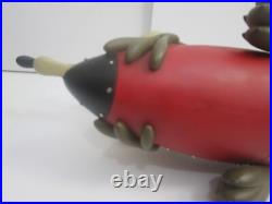 Rare! 2000 Warner Bros. Looney Tunes WILE E COYOTE ON ROCKET Big Figure Statue