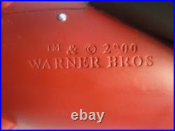 Rare! 2000 Warner Bros. Looney Tunes WILE E COYOTE ON ROCKET Big Figure Statue