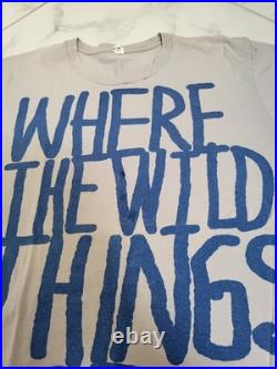 Rare 2009 Warner Bros Promo T-Shirt Where the Wild Things Are Size S