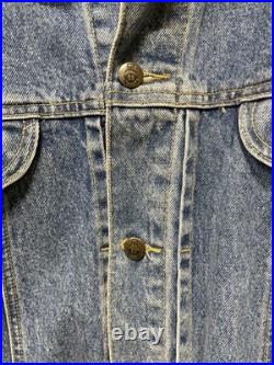 Rare 90s Marvin the Martian Embroidered Denim Jacket Warner Bros Looney Tunes XL