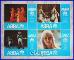 Rare ABBA The Movie 10 Original Lobby Cards LC Set 1978 USA Warner Bros Movie