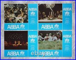 Rare ABBA The Movie 10 Original Lobby Cards LC Set 1978 USA Warner Bros Movie