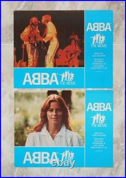 Rare ABBA The Movie 10 Original Lobby Cards LC Set 1978 USA Warner Bros Movie