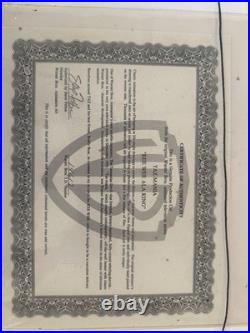 Rare AP Tasmanian Taz Devil Limited Edition Cel Warner Bros Looney Tunes W COA