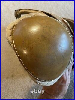 Rare Antique Football Shoulder Pads Leather Indian Head Warner Bros. Movie Worn
