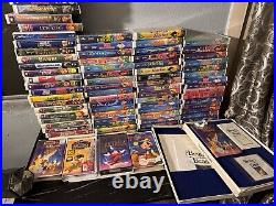 Rare Black Diamond Classic Disney Vhs LOT Of 80 Warner Bros