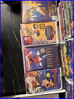 Rare Black Diamond Classic Disney Vhs LOT Of 80 Warner Bros