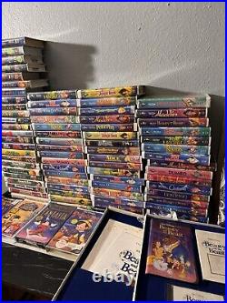 Rare Black Diamond Classic Disney Vhs LOT Of 80 Warner Bros