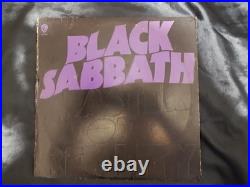 Rare Black Sabbath Master of Reality LP 1st Press Warner Bros EX/EX Recordable