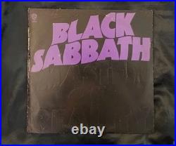 Rare Black Sabbath Master of Reality LP 1st Press Warner Bros EX/EX Recordable