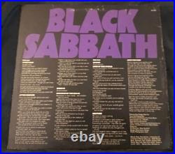 Rare Black Sabbath Master of Reality LP 1st Press Warner Bros EX/EX Recordable