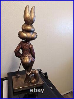 Rare Bugs Bunny Austin Sculpture Statue Warner Bros Art 1998 LT0505