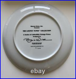Rare Bugs Bunny Collector Plate Looney Tunes 1992 Warner Bros Cartoon # 35,38,41