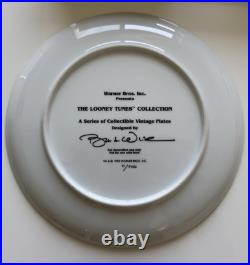 Rare Bugs Bunny Collector Plate Looney Tunes 1992 Warner Bros Cartoon # 35,38,41