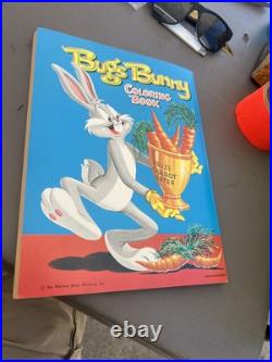 Rare Bugs Bunny Coloring Book Warner Bros. 1950's