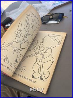 Rare Bugs Bunny Coloring Book Warner Bros. 1950's