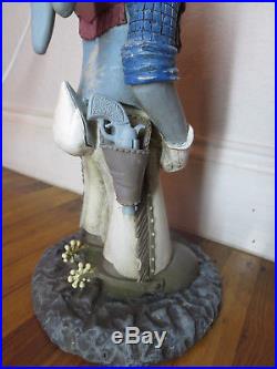 Rare Bugs Bunny Cowboy 16 resin statue, Warner Brothers Delancey St, 1994
