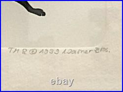 Rare Chuck Jones Pepe Le Pew Etching Warner Bros Limited Edition 10/100 Framed