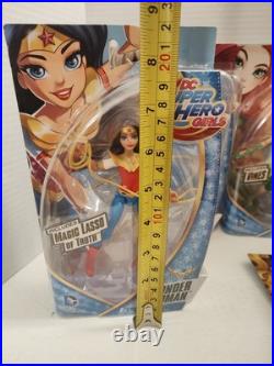 Rare DC Super Hero Girls 6 Dolls NEW COMPLETE 8 In Set Mattel, Warner Bros