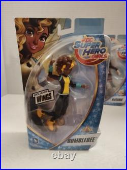 Rare DC Super Hero Girls 6 Dolls NEW COMPLETE 8 In Set Mattel, Warner Bros