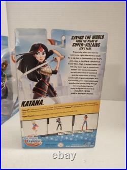 Rare DC Super Hero Girls 6 Dolls NEW COMPLETE 8 In Set Mattel, Warner Bros