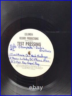 Rare Doobie Brothers Test Pressing Stampede 1975 Record LP Take Me in Your Arms